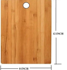 Wooden Chopping Board With 5-Pcs Knife Set