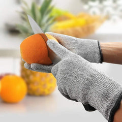 Wooden Chopping Board With 5-Pcs Knife Set