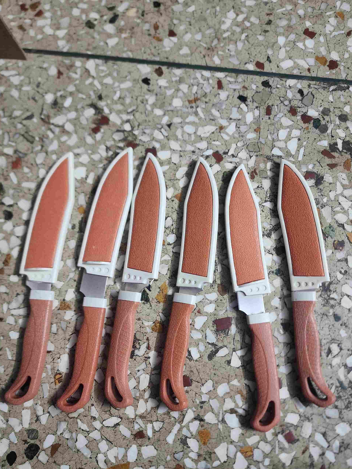 Stainless Steel Knife with cover (Pack of 6)