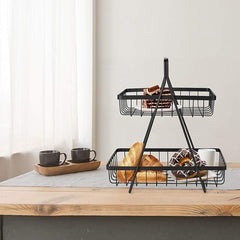 2 Tier Fruit and Vegetable Basket